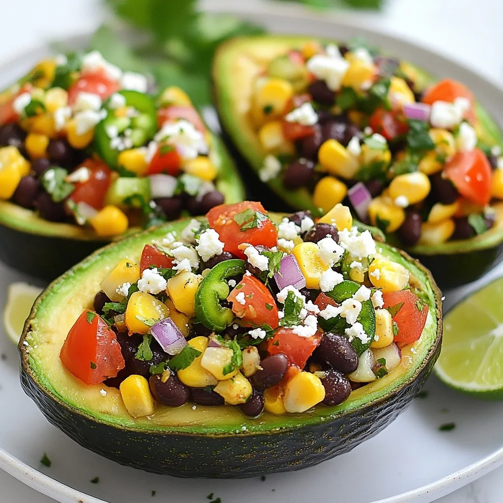 Fiesta Stuffed Avocados Flavorful and Fun Dish