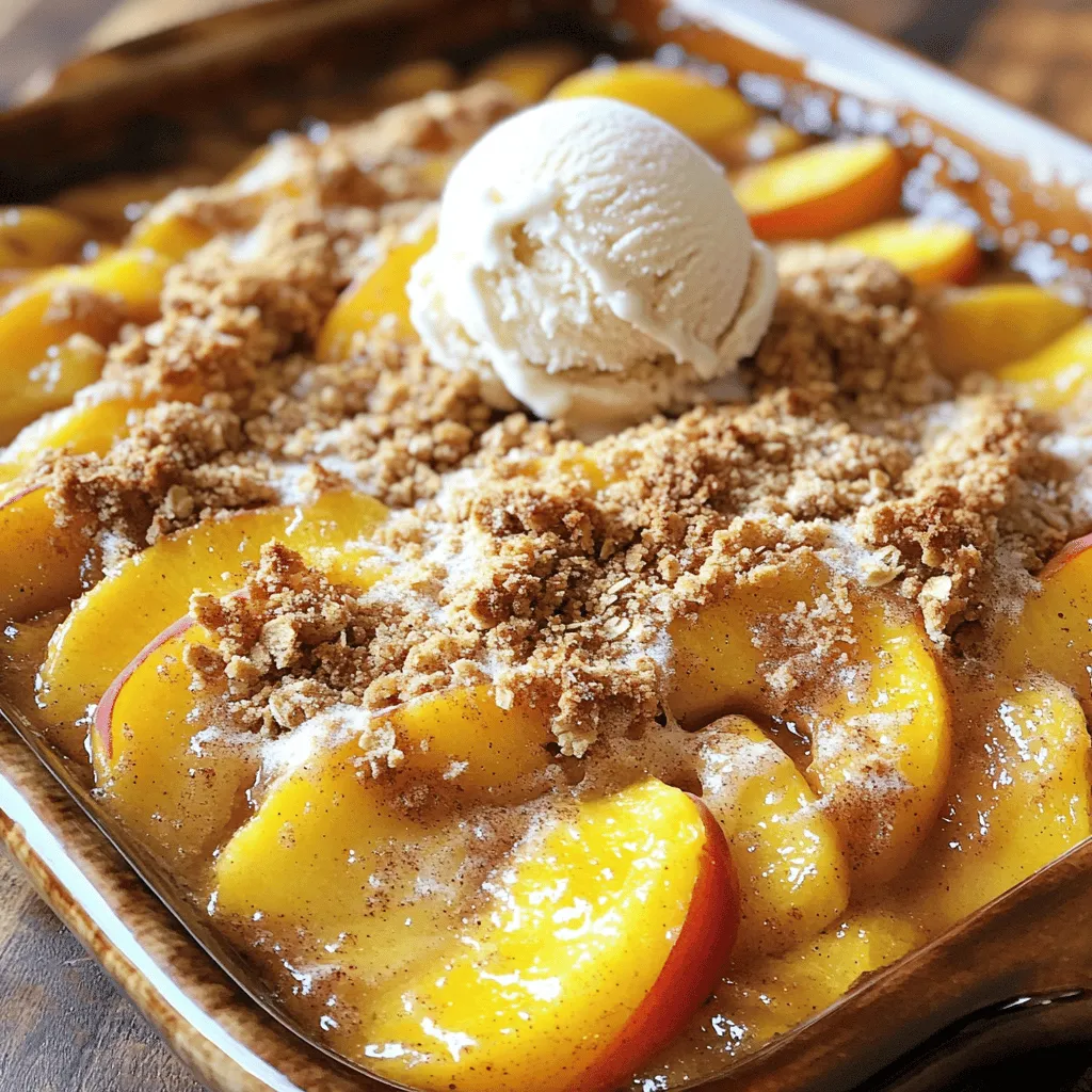 Classic Peach Crisp Delightful and Easy Dessert Recipe