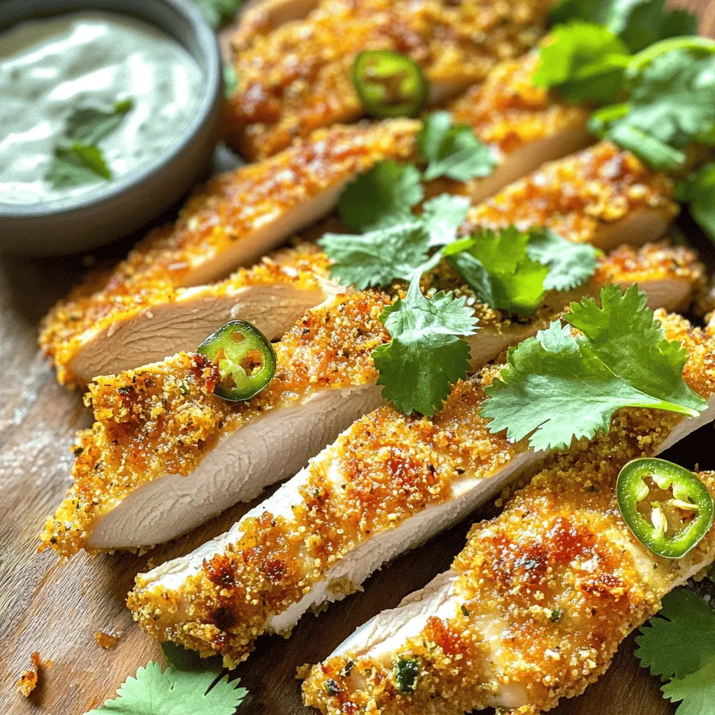 Jalapeno Chip Crusted Chicken Crispy and Flavorful Dish
