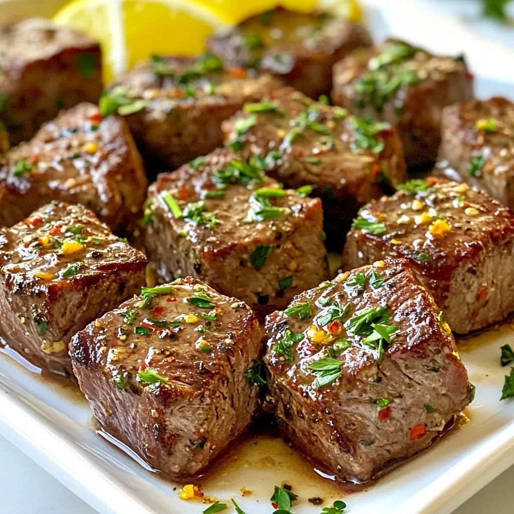 Garlic Butter Steak Bites Savory and Easy Recipe