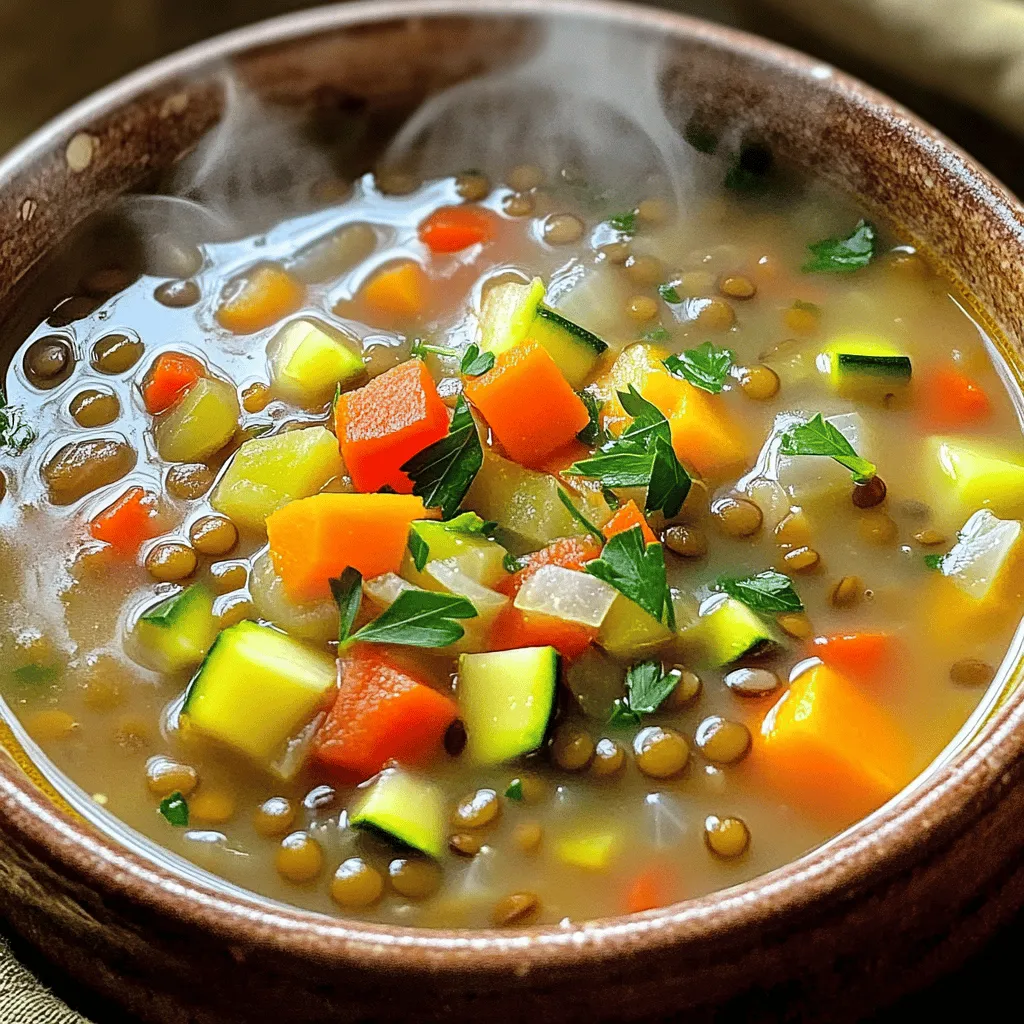 Healthy Lentil Veggie Soup Nourishing and Simple Meal