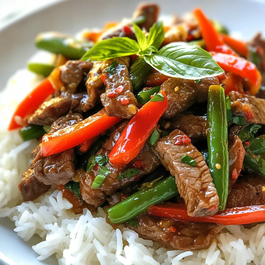 Thai Basil Beef Stir Fry Flavorful Weeknight Dinner
