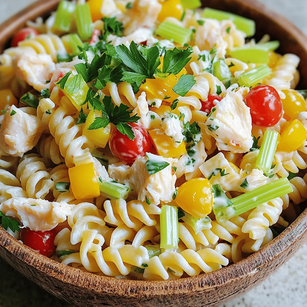 Super Easy Crab Pasta Salad Quick and Flavorful Dish