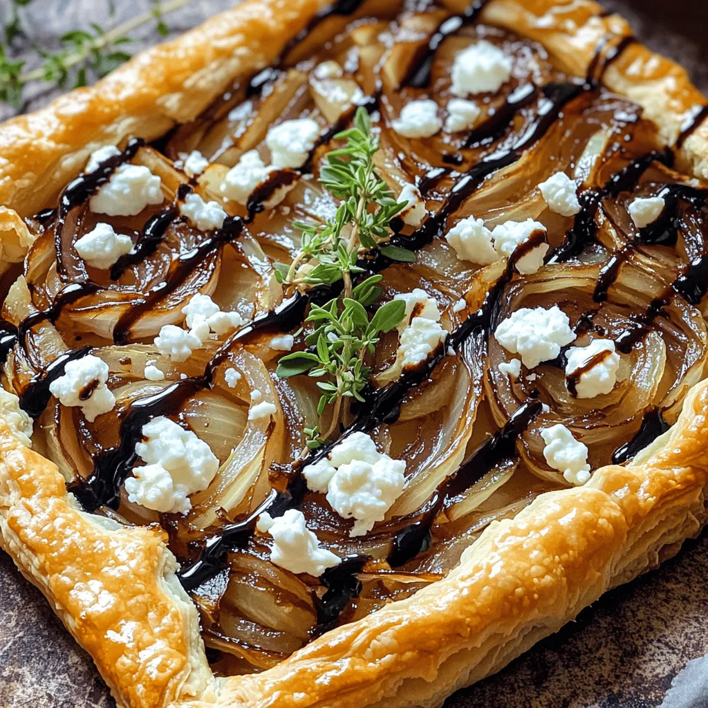 Caramelized Onion and Goat Cheese Tart Delightful Dish
