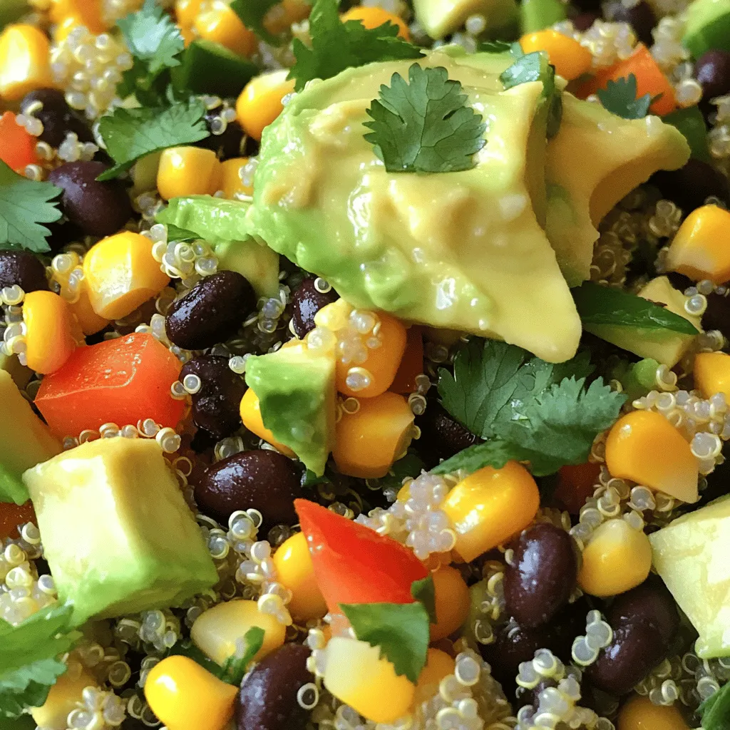 Southwest Black Bean Quinoa Salad Flavorful Delight