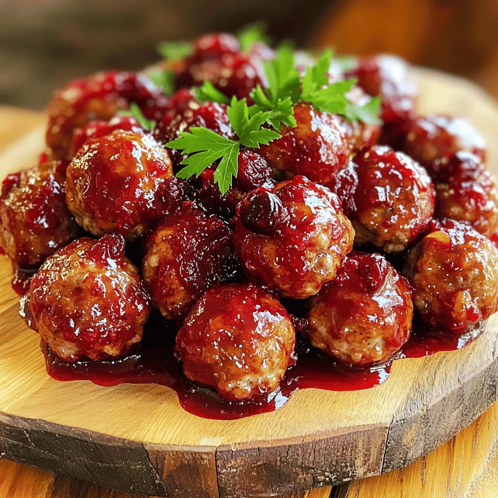 Cranberry Sauce Meatballs Tasty and Easy Recipe