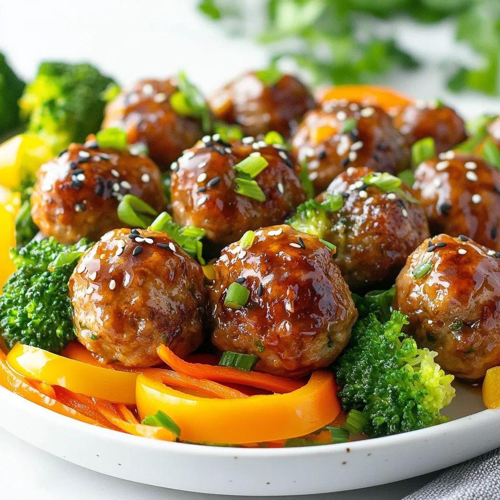 Sheet Pan Teriyaki Meatballs Easy and Delicious Meal