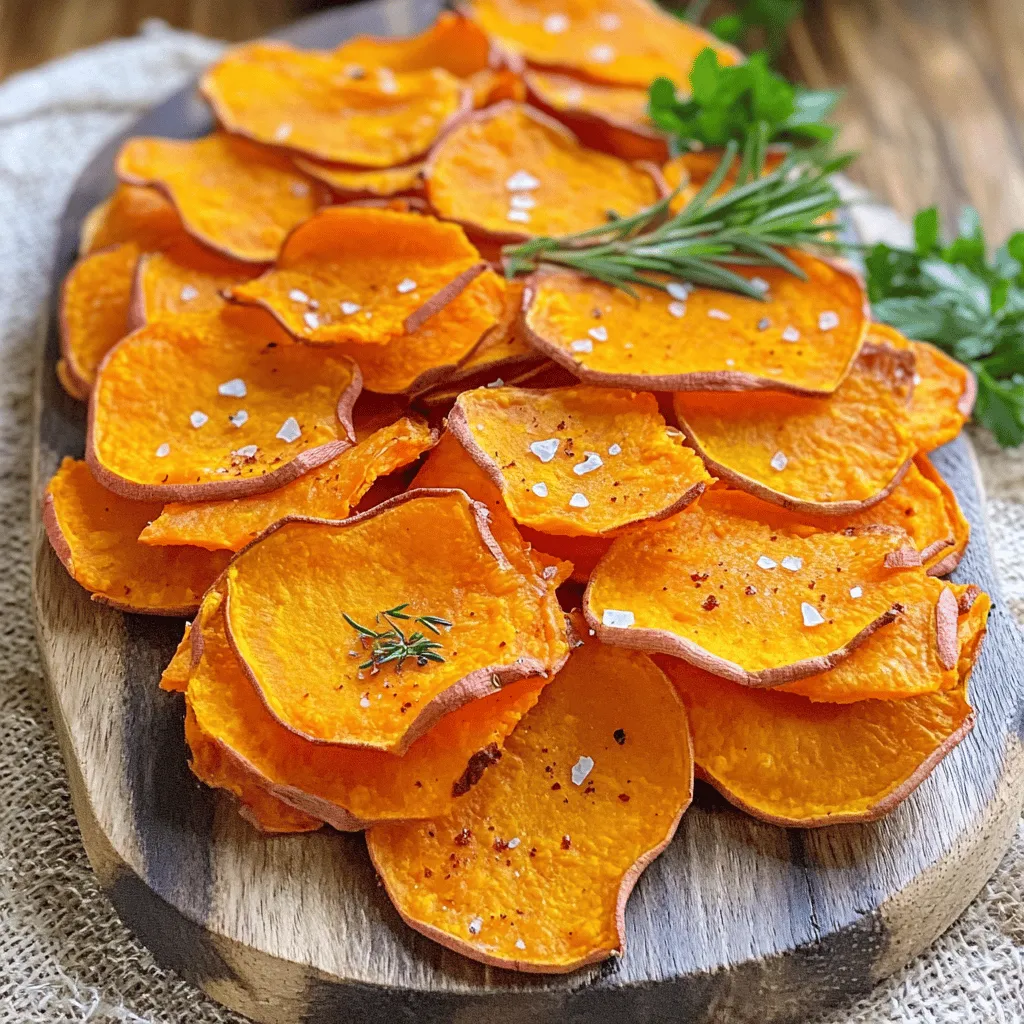 Baked Sweet Potato Chips Crispy and Flavorful Snack