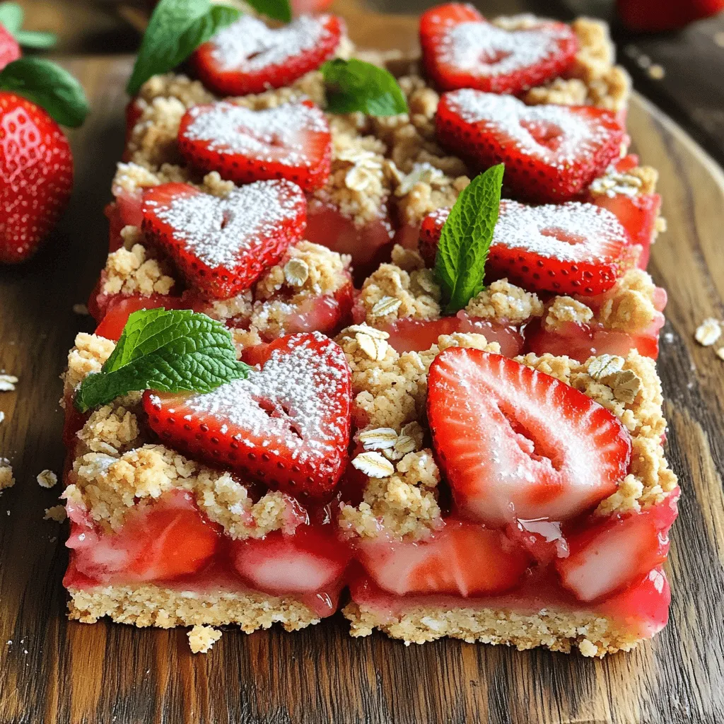 Strawberry Shortcake Crumble Bars Delectable Summer Treat