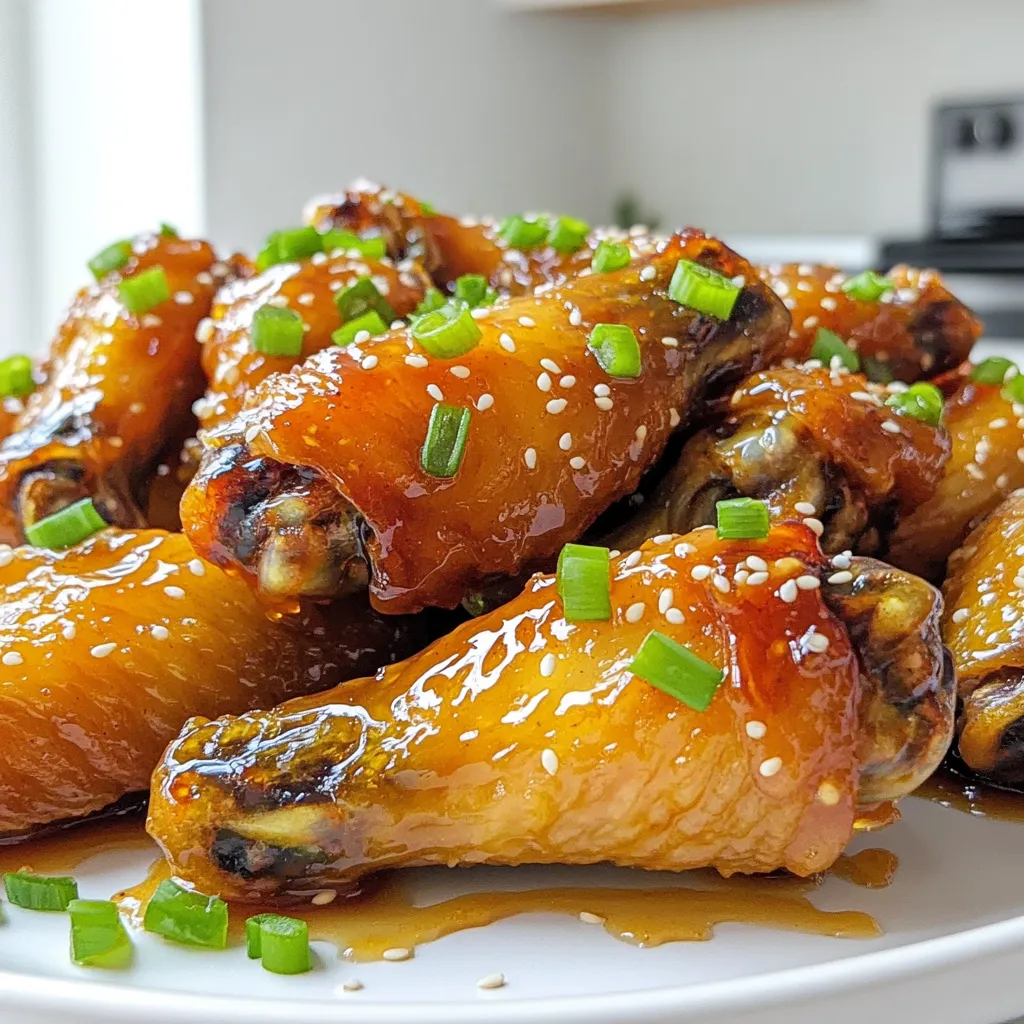 Air Fryer Honey Garlic Wings Tasty and Easy Recipe