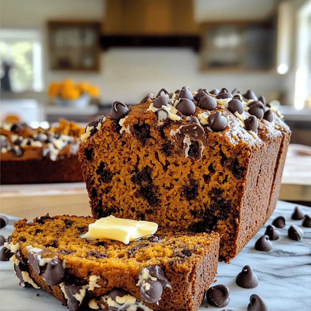 Chocolate Chip Pumpkin Bread Irresistible Fall Treat
