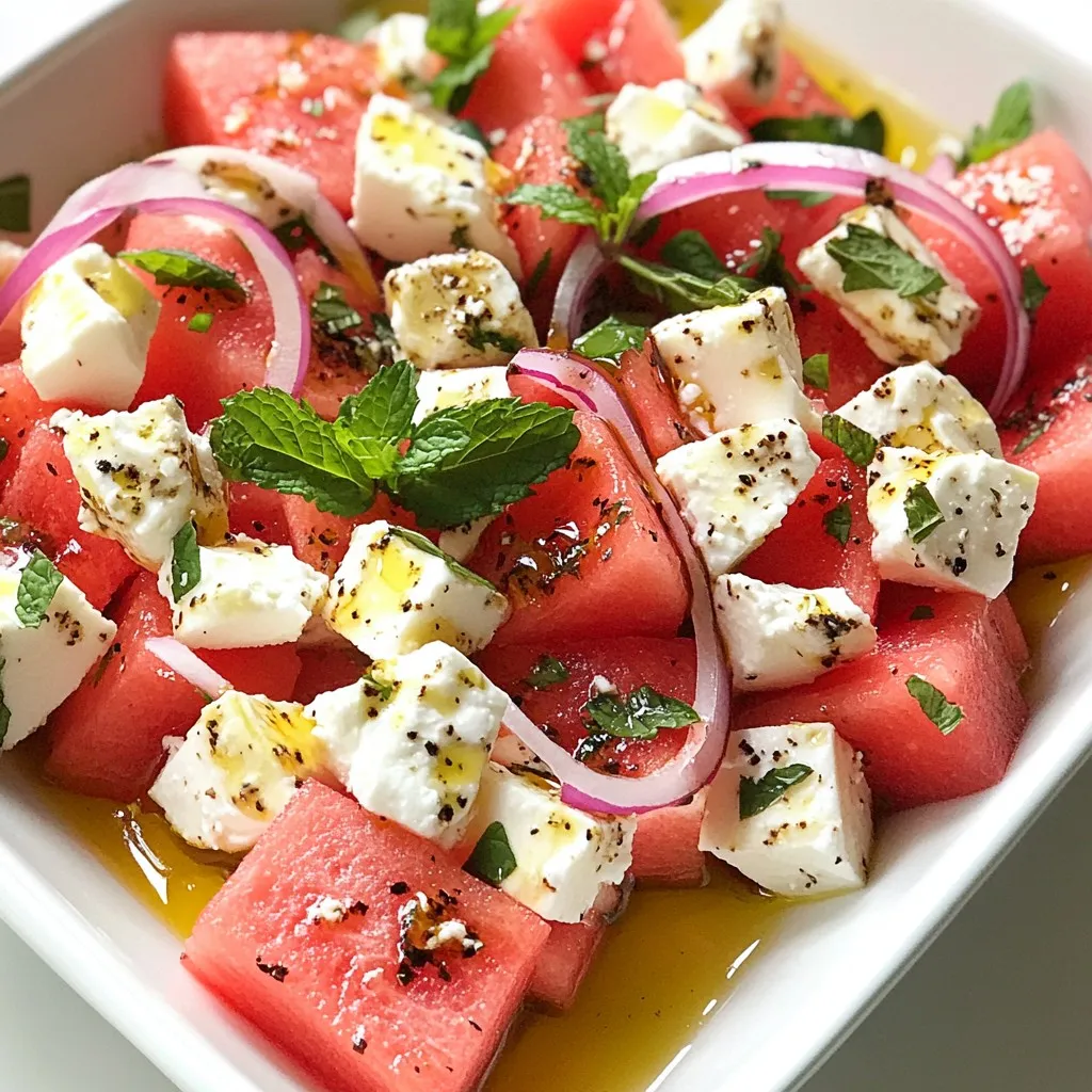 Summer Watermelon Feta Salad Refreshing and Simple