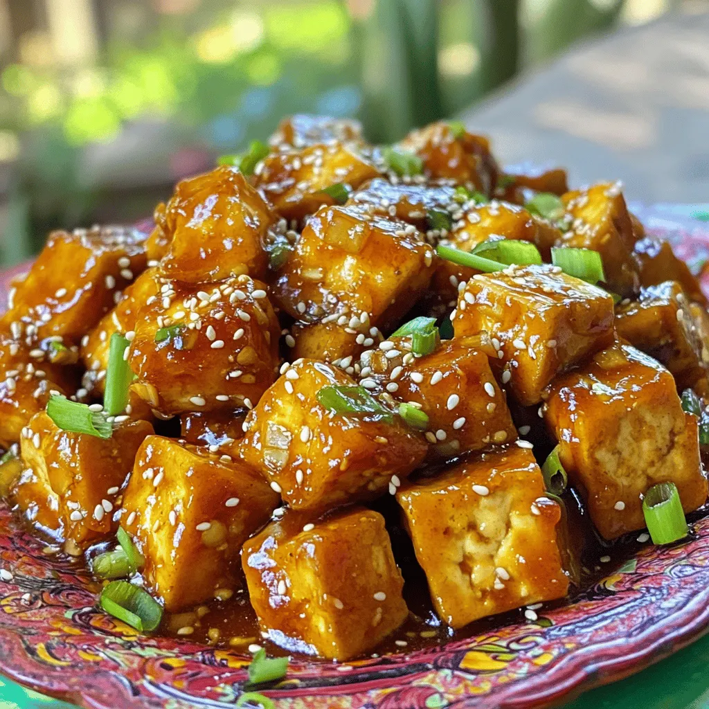 Crispy General Tso’s Tofu Flavor-Packed Delight