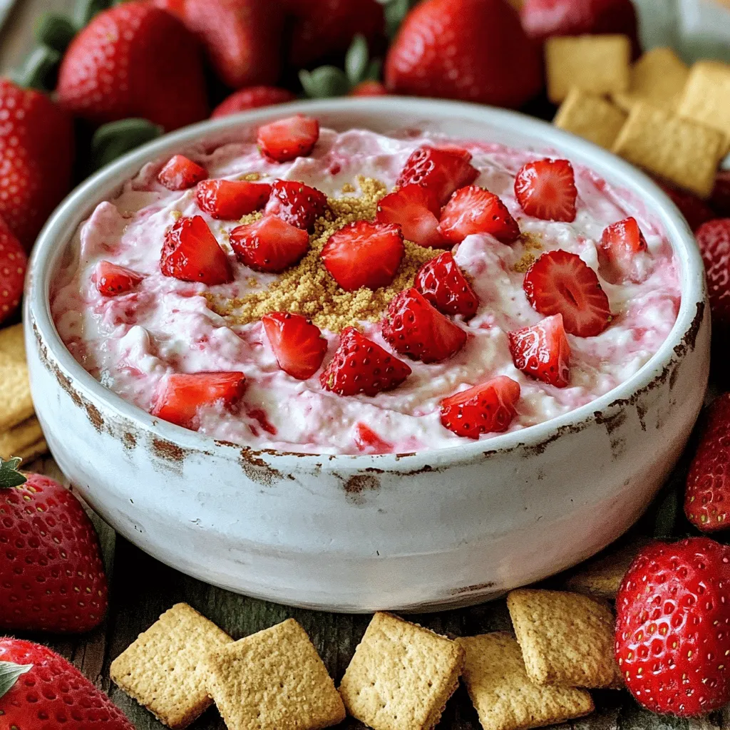 Strawberry Cheesecake Dip Tasty and Easy Recipe