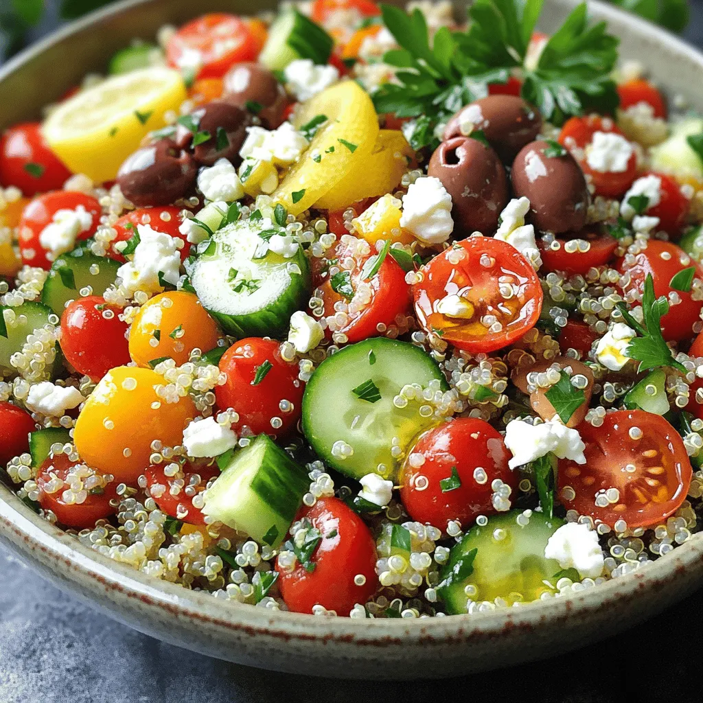 Mediterranean Quinoa Salad Fresh and Flavorful Boost