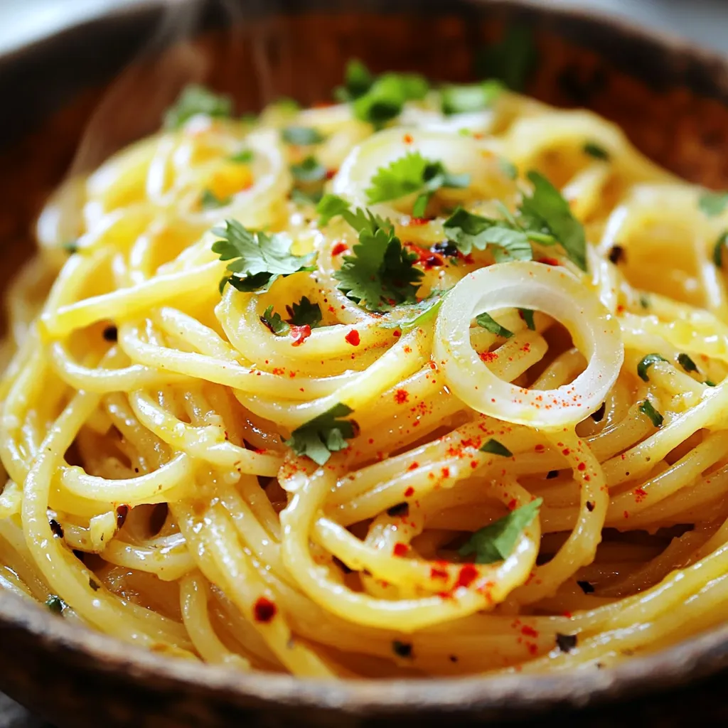 Minute Spicy Garlic Butter Noodles Quick and Tasty Dish
