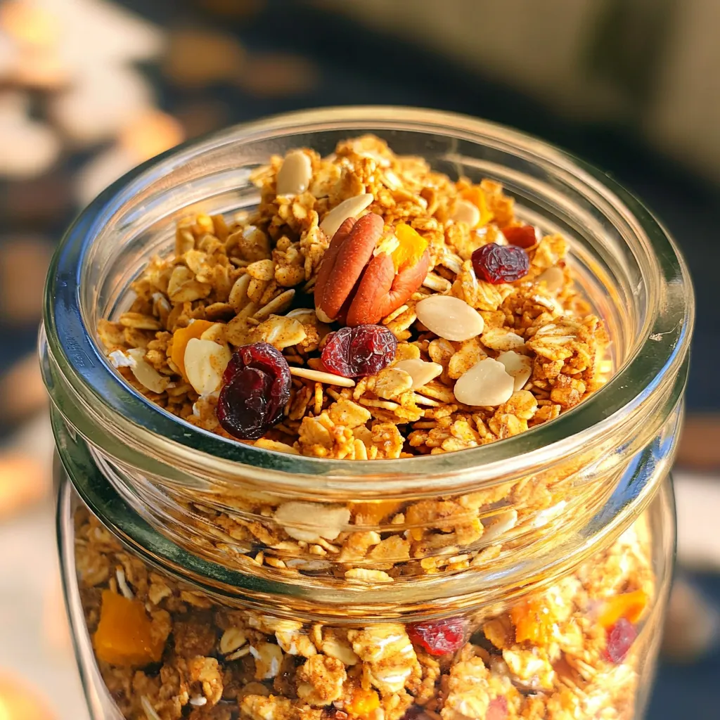 Pumpkin Spice Granola Flavorful Fall Breakfast Treat