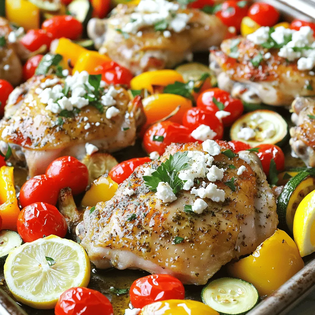 Sheet Pan Greek Chicken with Feta Flavor Boost