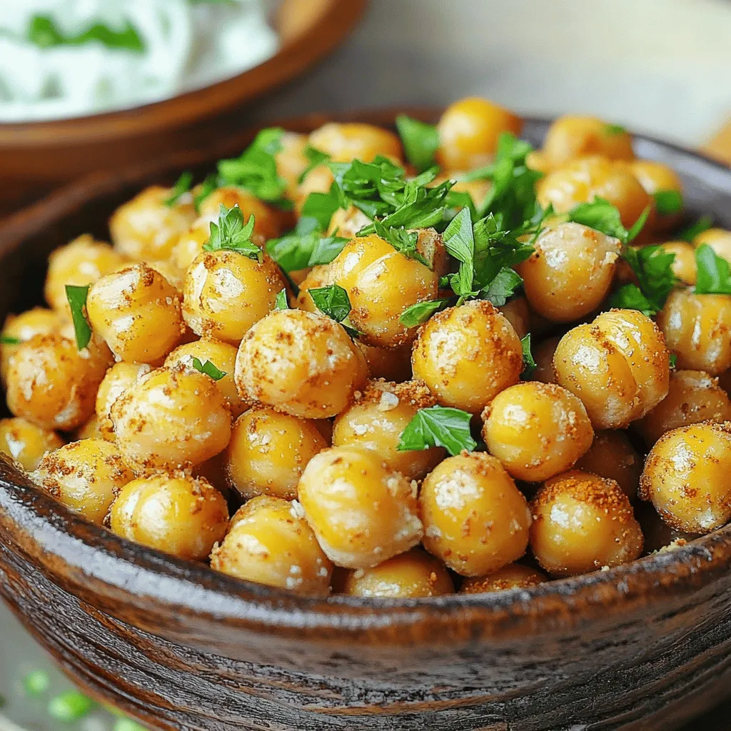 Crispy Roasted Chickpea Snack for Healthy Crunch