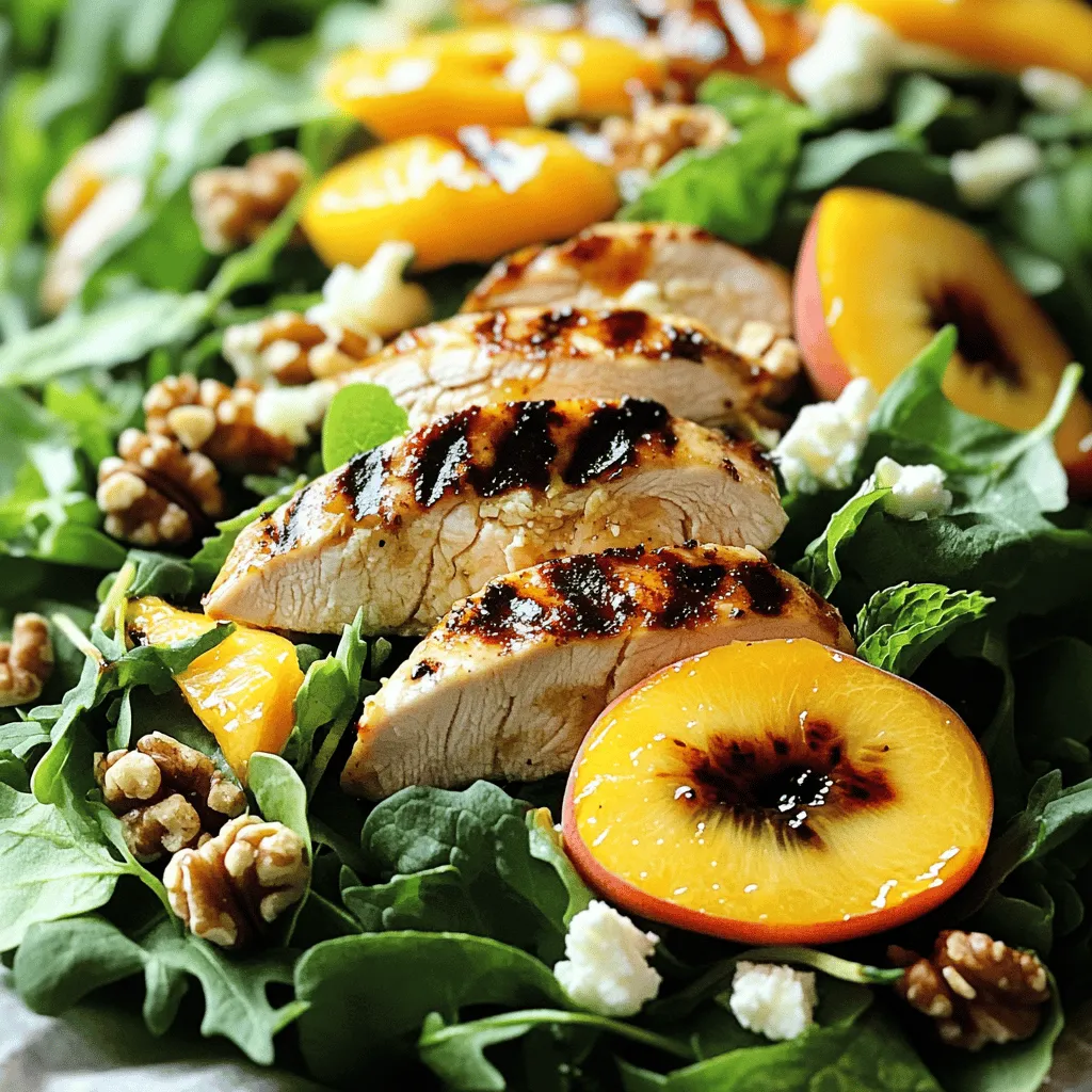 Grilled Peach Chicken Salad Fresh and Flavorful Recipe