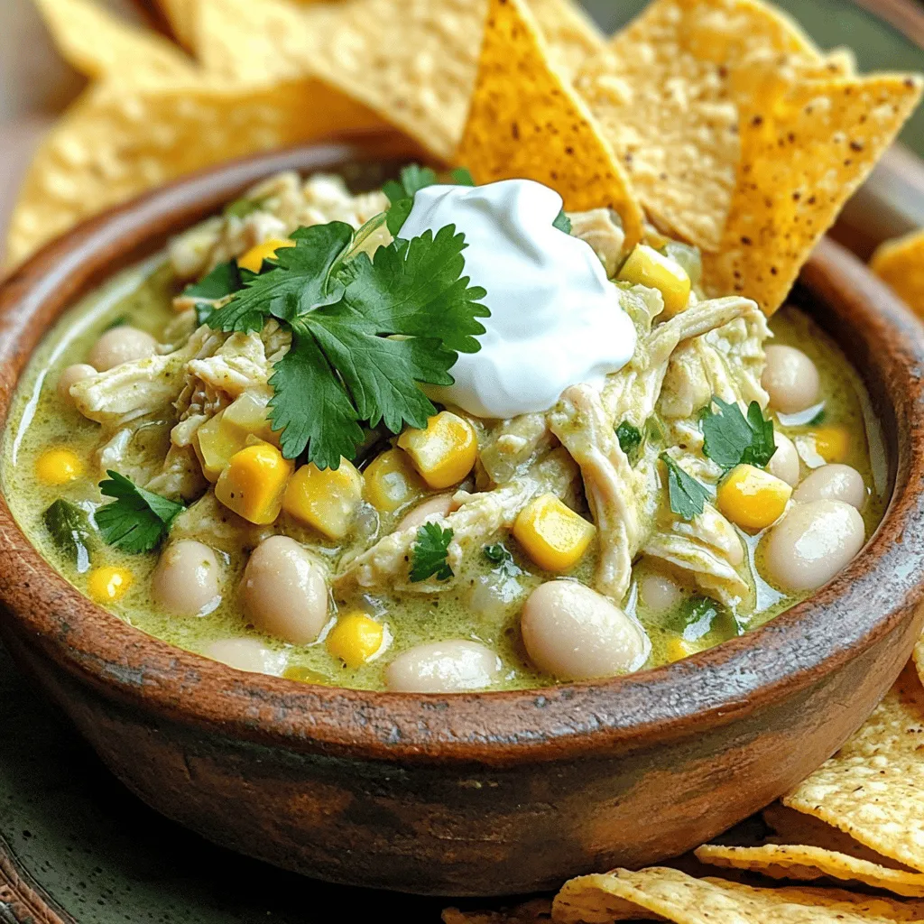 Slow Cooker White Chicken Chili Flavorful and Quick Meal