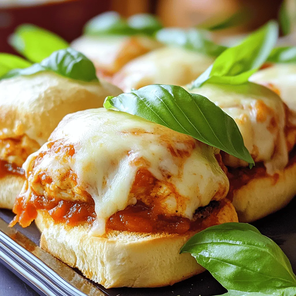 Savory Chicken Parmesan Sliders Easy and Delicious Meal