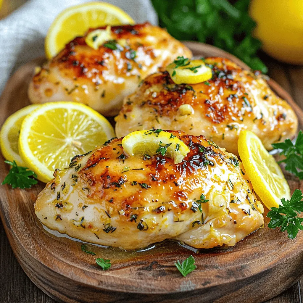 Baked Lemon Butter Chicken Juicy and Flavorful Dish