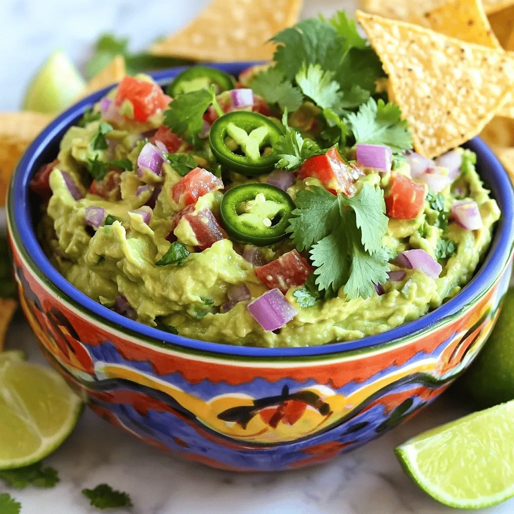 Easy Guacamole Recipe Simple and Creamy Delight
