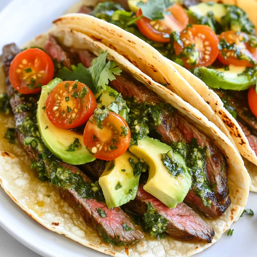 Chimichurri Steak Tacos Fresh and Flavorful Delight