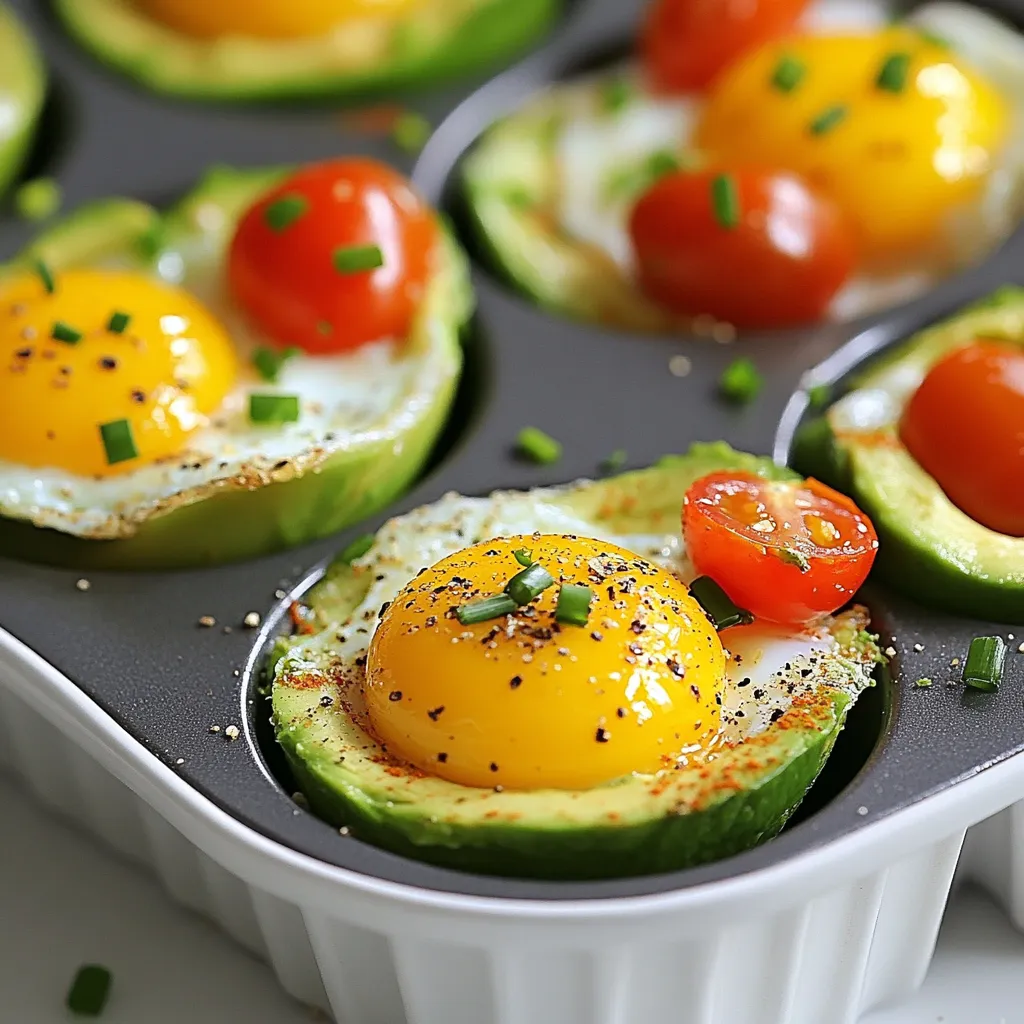 Avocado Egg Breakfast Cups Nutritious and Simple Meal