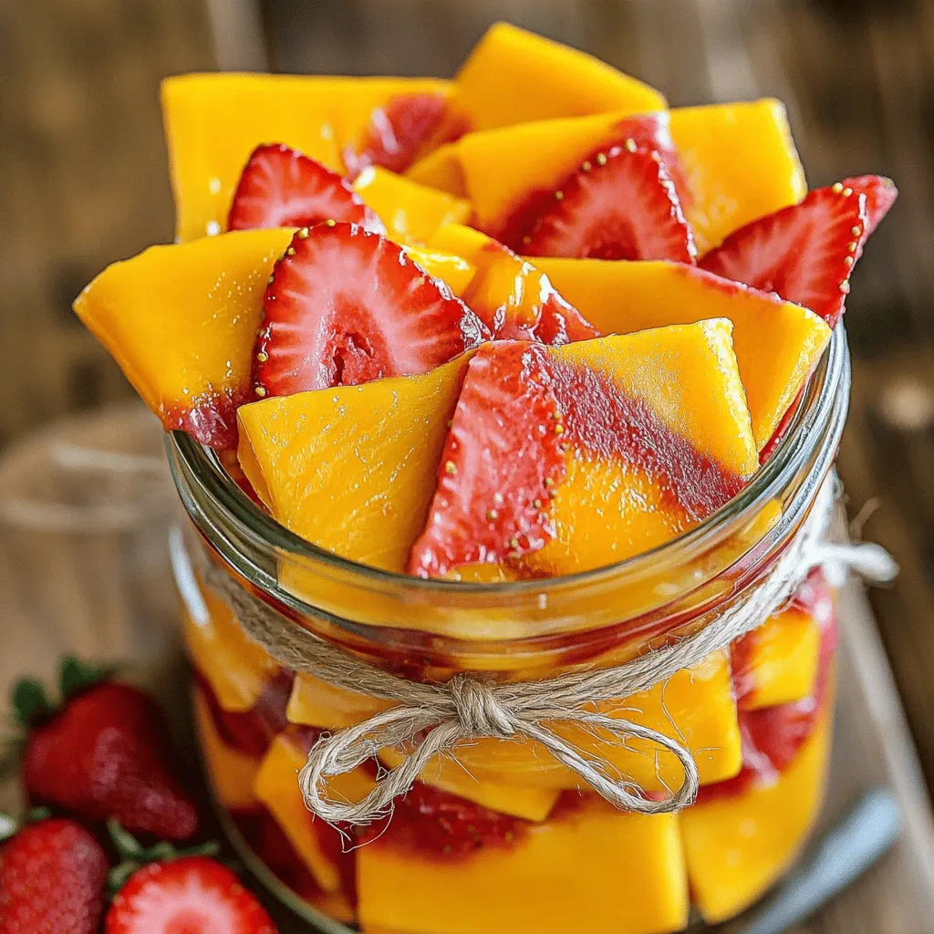 Tie-Dye Mango Strawberry Fruit Leathers Delight