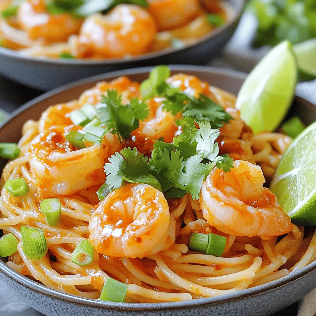 Sweet Chili Garlic Shrimp Pasta Flavorful Dinner Delight