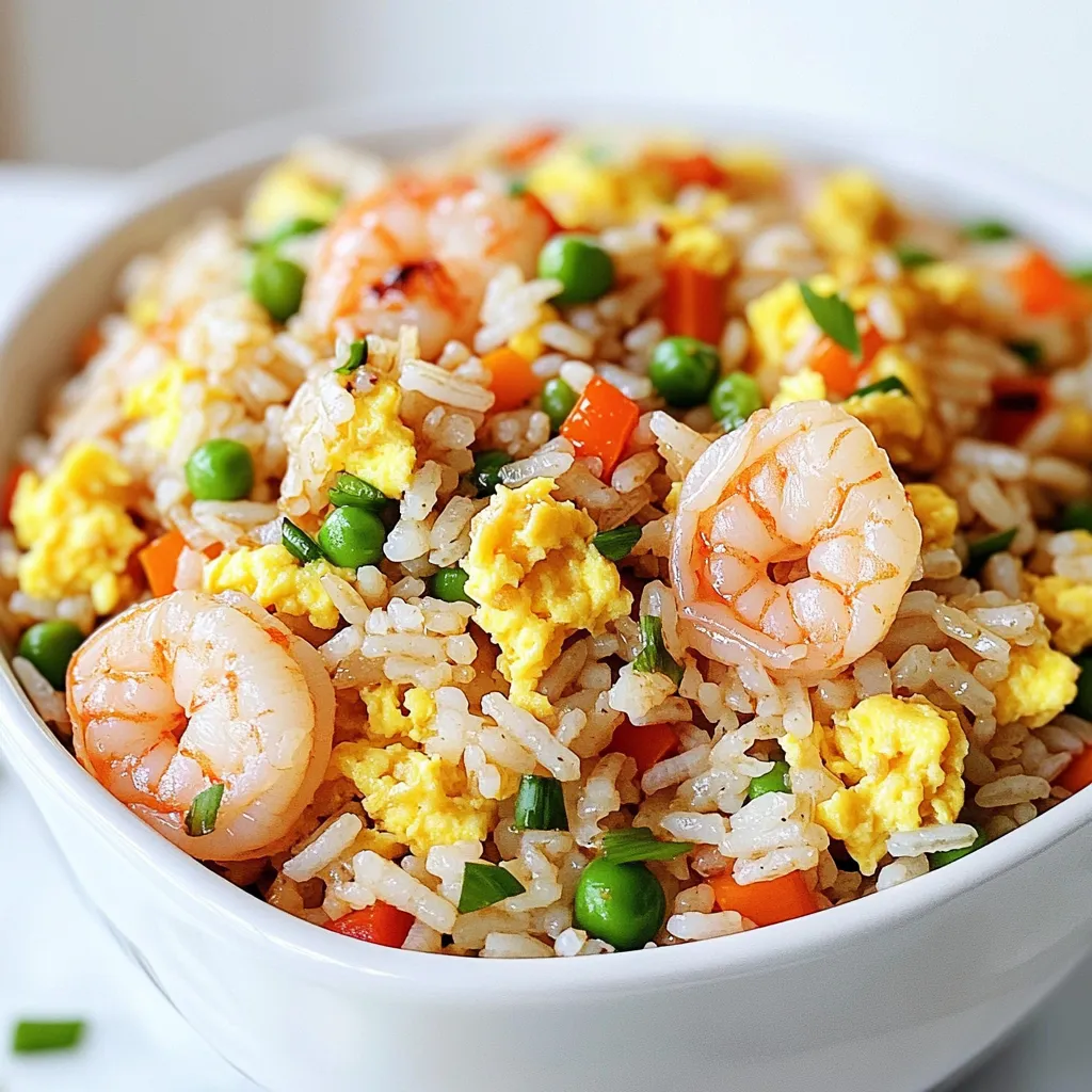Spicy Garlic Shrimp Fried Rice Flavorful and Easy Meal