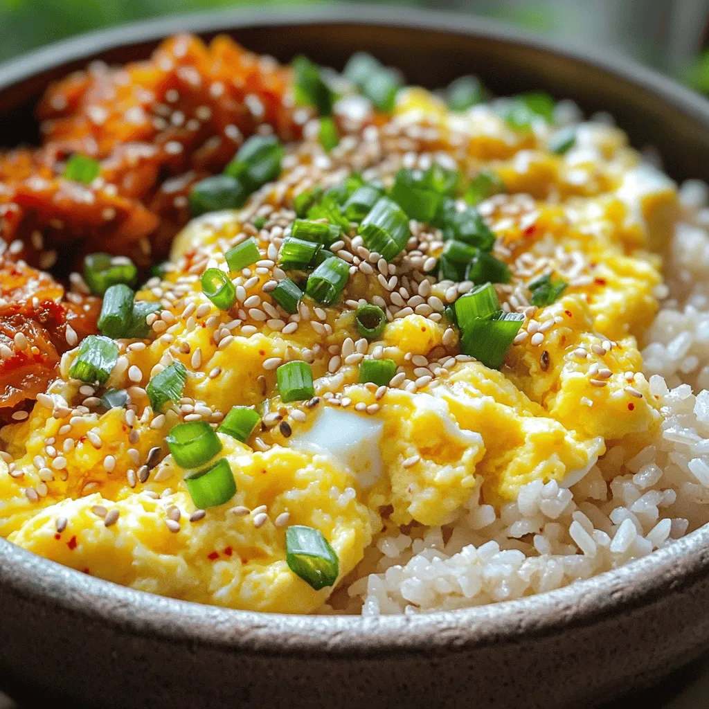 Gyeran Bap Savory Rice Dish for Quick Meals