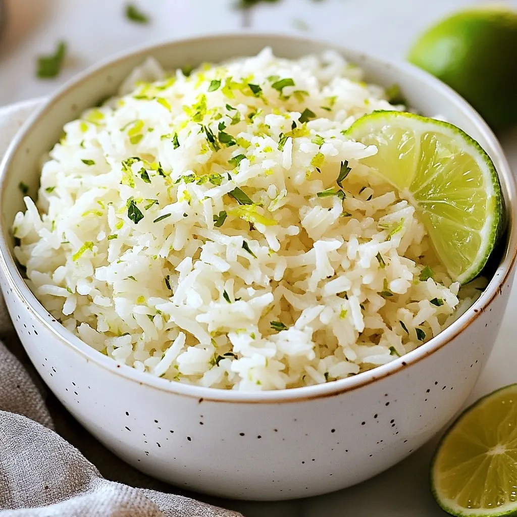 Coconut Lime Rice Flavorful Dish for Every Meal