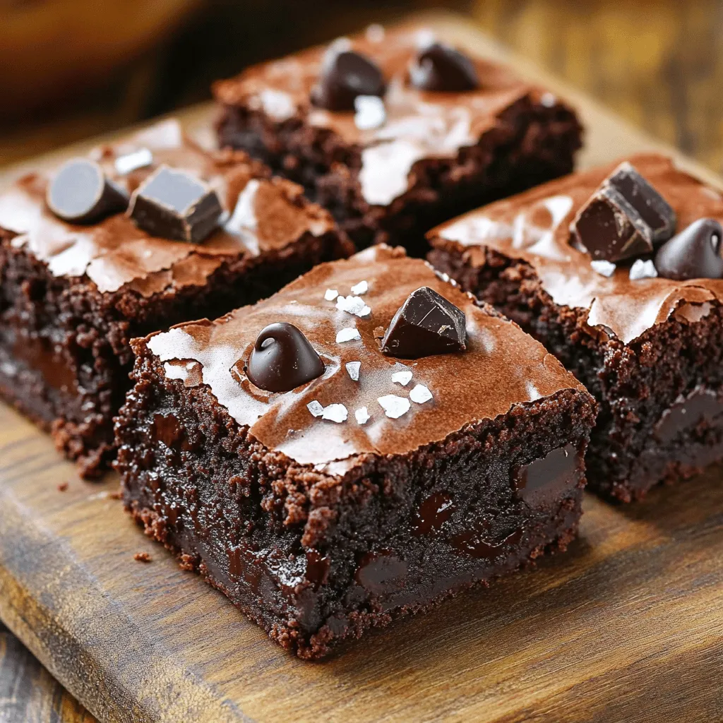 Fudgy Triple Chocolate Brownies Indulgent and Easy Recipe