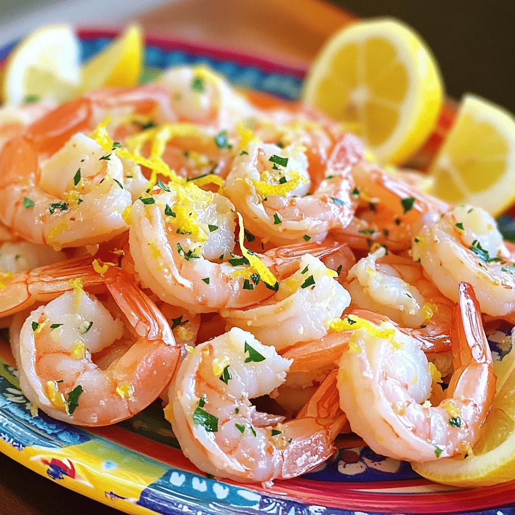 Lemon Garlic Roasted Shrimp Tasty and Simple Dish