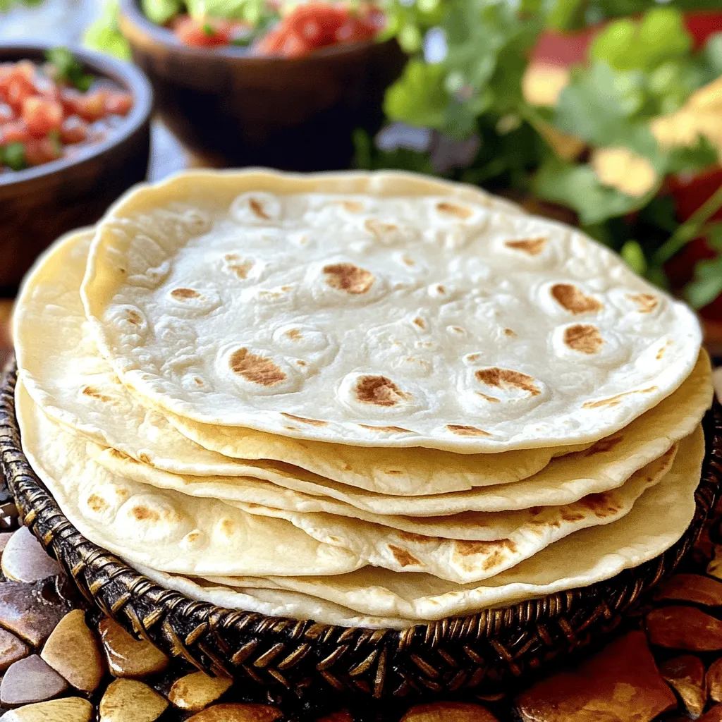 Homemade Soft Flour Tortillas Simple and Tasty Recipe