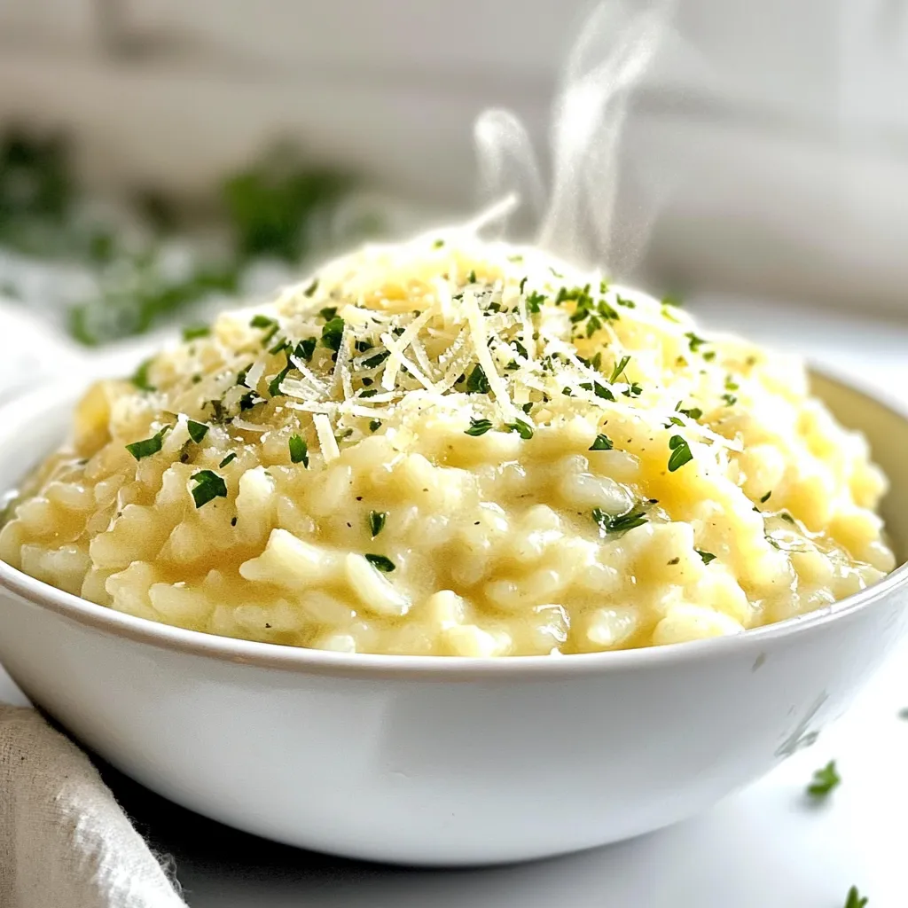 Creamy Garlic Parmesan Risotto Simple Comfort Food