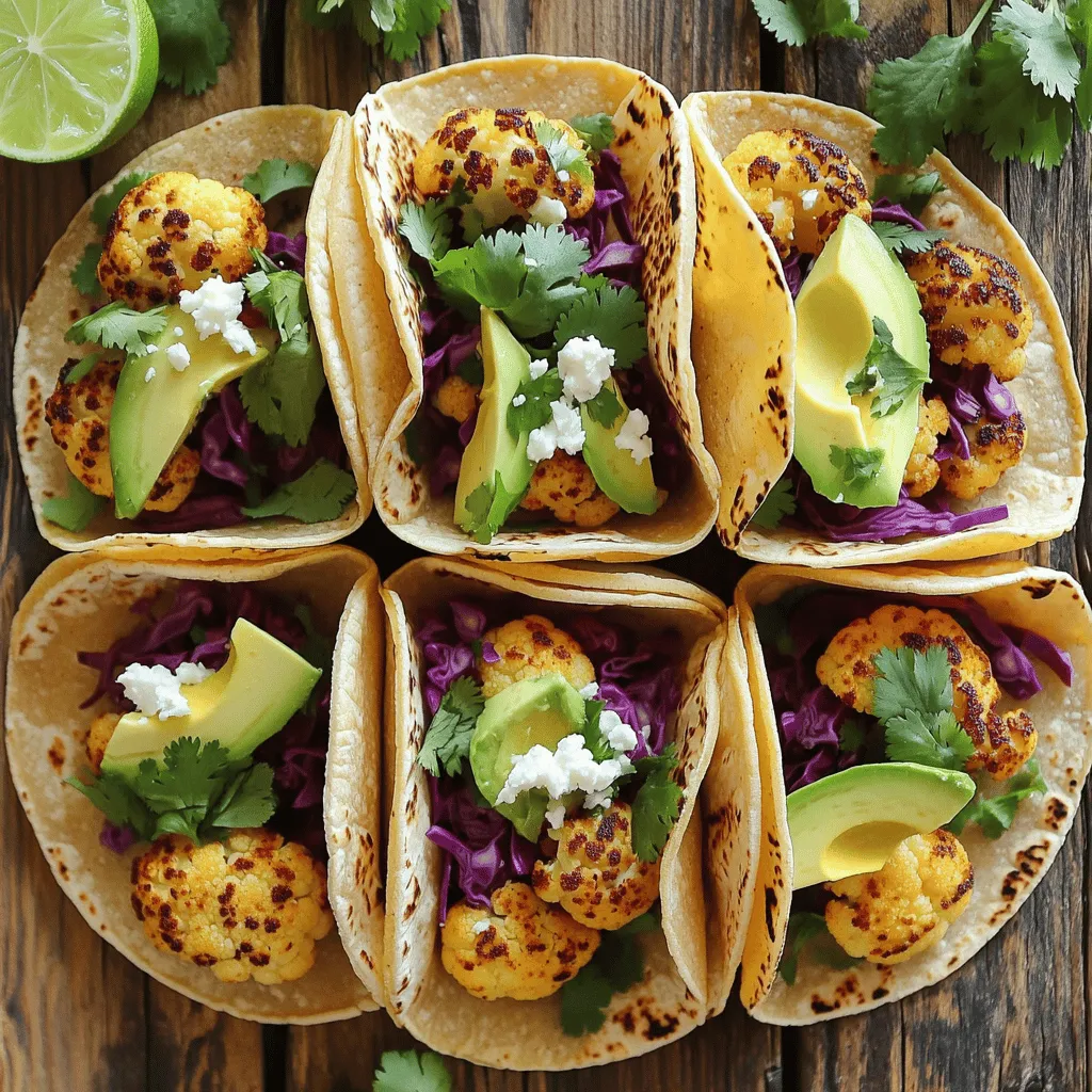 Roasted Cauliflower Tacos Flavorful and Simple Meal