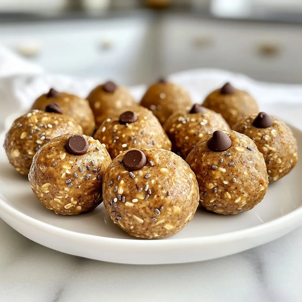 Cinnamon Vanilla Protein Balls Healthy Snack Idea