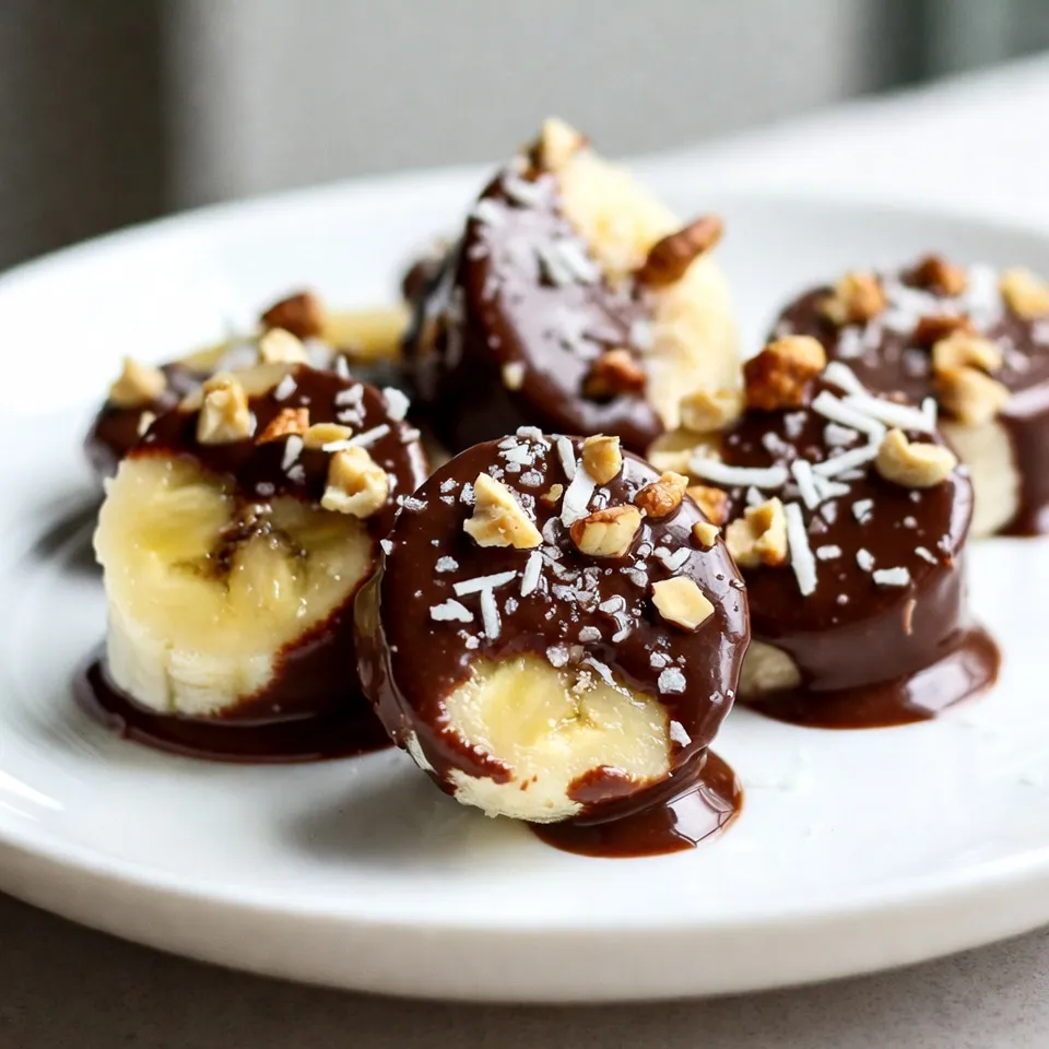 Chocolate Covered Banana Bites Easy and Delicious Treat