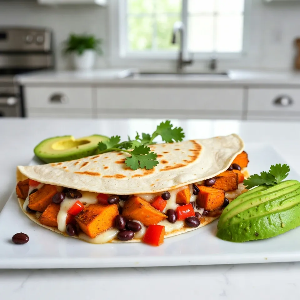 Sweet Potato Black Bean Quesadillas Tasty and Easy Recipe