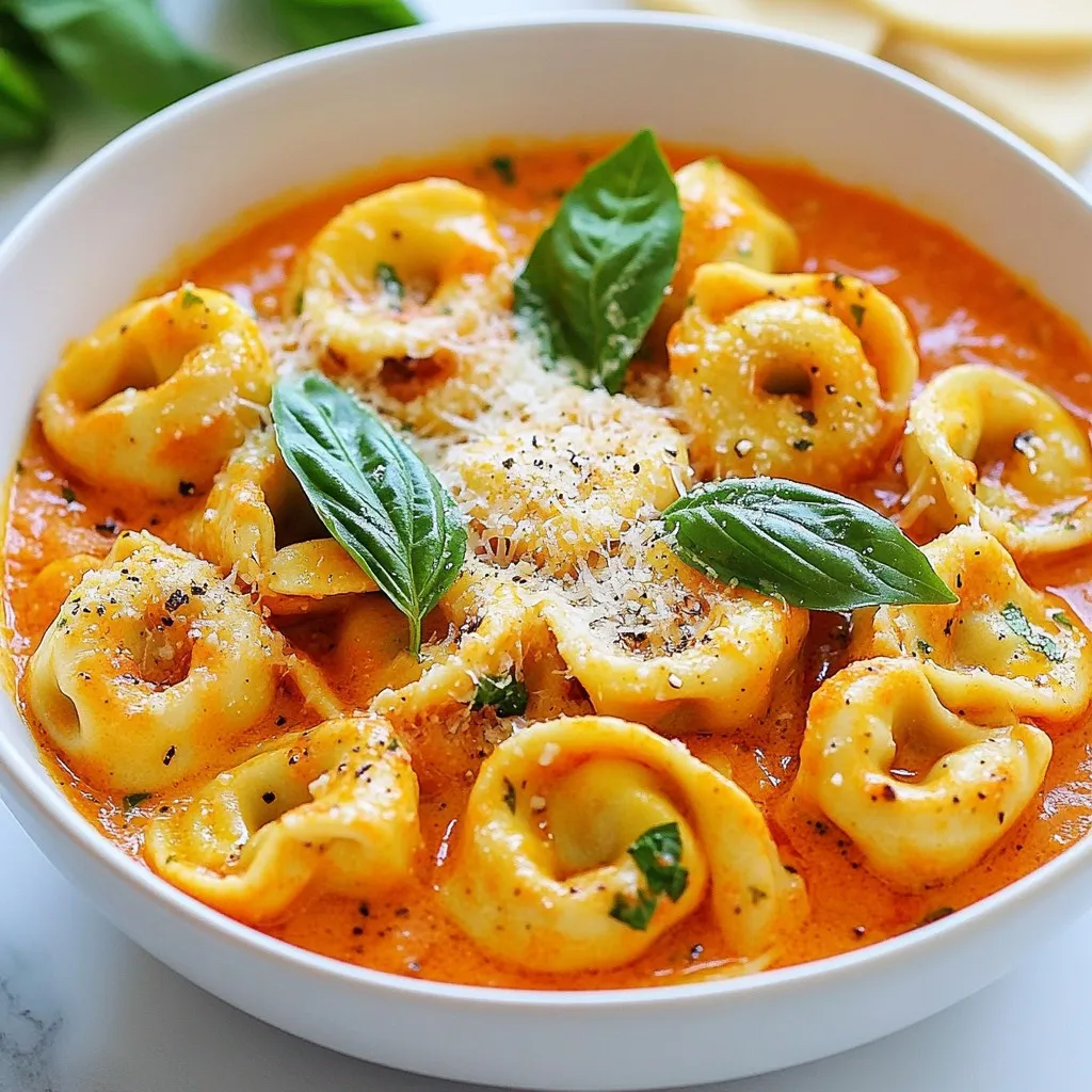 Creamy Tomato Basil Tortellini Simple Comfort Food