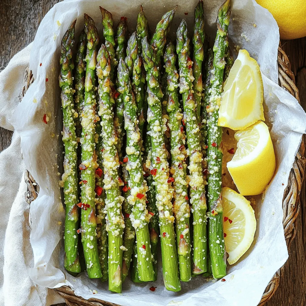 Garlic Parmesan Asparagus Fries Crunchy and Tasty Snack