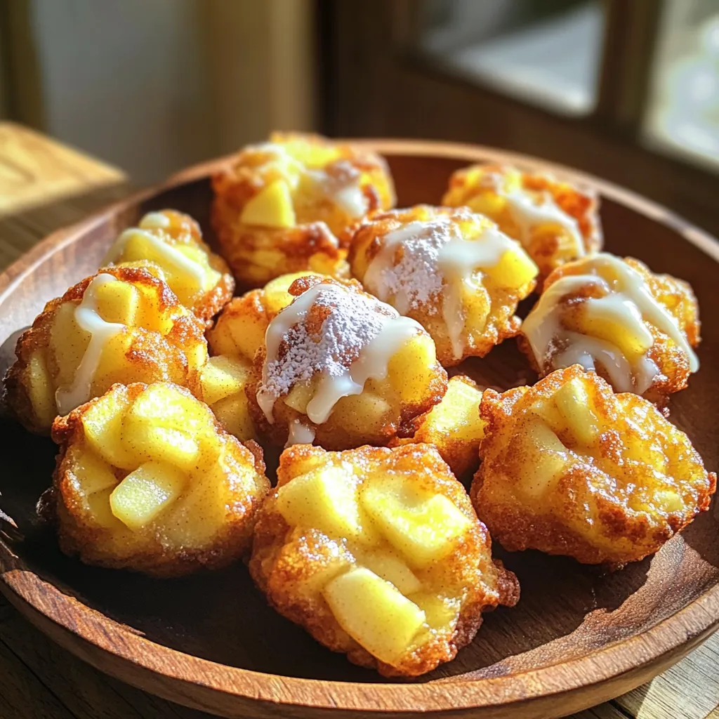 Air Fryer Apple Fritter Bites Easy and Tasty Snack