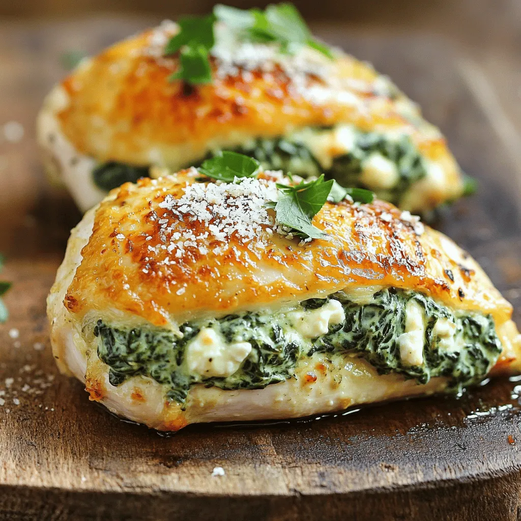 Savory Spinach Feta Stuffed Chicken Easy Recipe