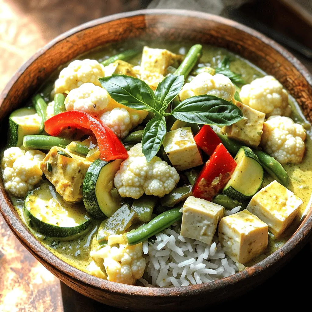Vegan Thai Green Curry Flavorful and Easy Recipe