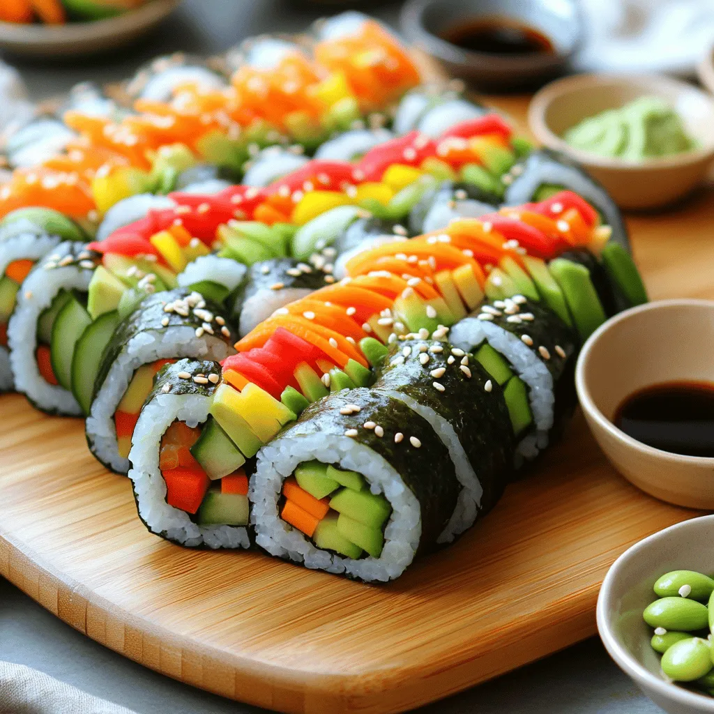 Simple Veggie Sushi Rolls Easy and Healthy Recipe