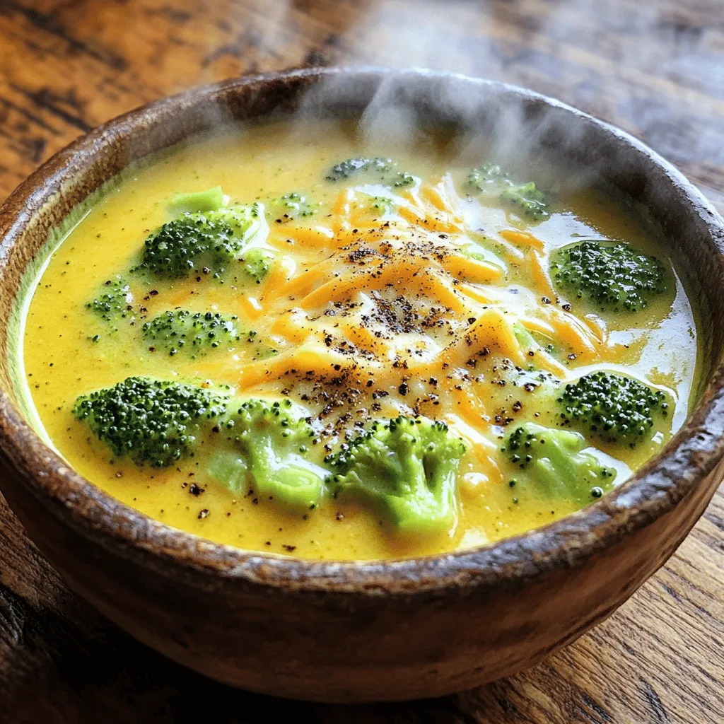 Panera Copycat Broccoli Cheddar Soup Flavor Boost